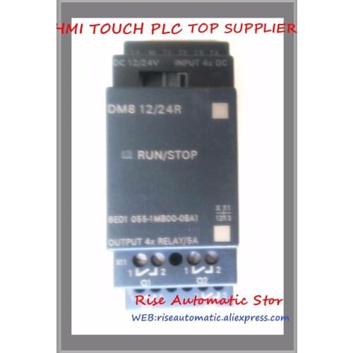 Original 6ED1055-1MB00-0BA1 LOGO! DM8 12/24R Expansion Module 4 DI/4 DO 6ED1 055-1MB00-0BA1 6ED10551MB000BA1