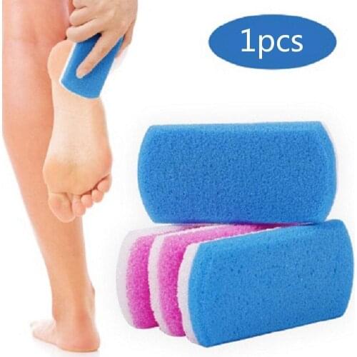 1Pcs Pumice Stone Exfoliate Foot Care Dead Dry Skin Skin Pedicure Scrubber Remover Feet Wash Color Foot Callus Tool Care N4F1
