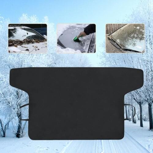 Car Windshield Snow Sun Shade Waterproof Protector Cover Car Front Windscreen Cover Car Truck Van SUV Sun Shade Snow Cover