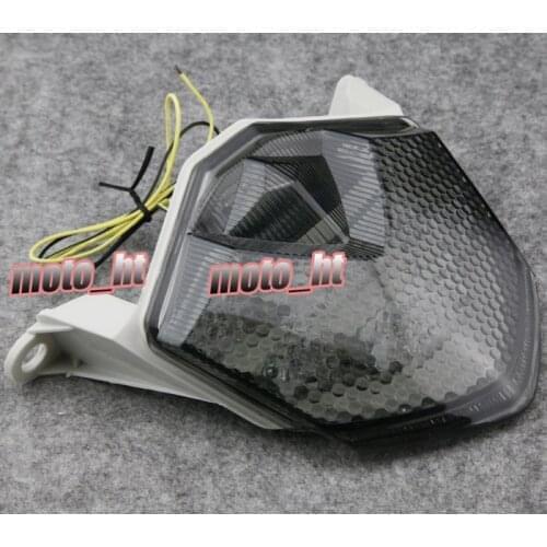 Smoke Lens Motorcycle LED Taillight Integrated Brake Turn Signals For Kawasaki Ninja ZX6R ZX10R Z1000 Z750 2007-2010