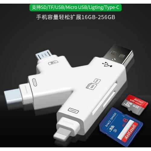 K-type universal mobile card reader for Apple type-C Android computer