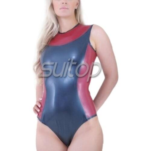 Fascinating Latex Leotard 100% natural handmade Latex body stocking with gloves