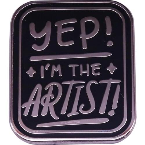 Are You The Artist pin to help identify those that help and the creators