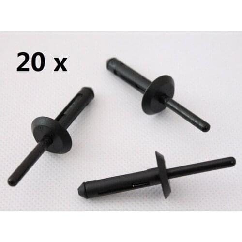 X20 Clips FOR BMW Plastic Pop Blind Rivets 6mm, X3 X5 X6 OE 07142151750