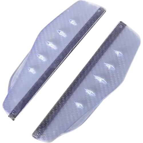 Mirror Rain Visor Smoke Guard Carbon Fiber Rear View Side Mirror Rain Eyebrow Cover for Car,Truck,SUV