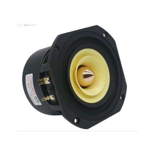 2pcs 4 inch full range speaker cast aluminum frame with fever HIFI vocals good high school bass good desktop bookshelf