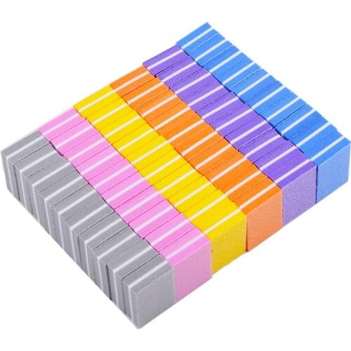 30/50Pcs Nail Buffer File Grinding Sanding Polishing Block Buffing Colorful Nail File Pedicure Care Nail Art Tools Manicure