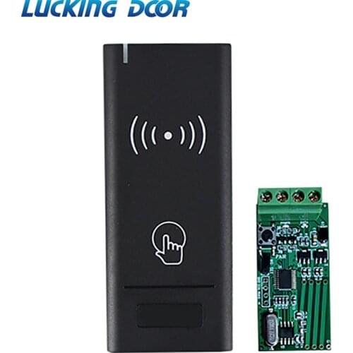 433MHz Wireless Access Control Card Reader Wireless Wiegand MF Card Reader For Access Control System