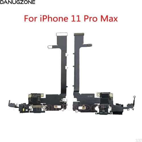 AAA Quality With Small Board USB Charging Dock Connector Charge Port Socket Jack Plug Flex Cable For iPhone 11 Pro Max