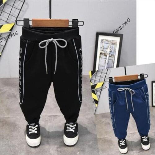 New Children Pants Retail Sale Cotton reflective stripe Pants Solid Boys Girls Casual Sport Pants Enfant Garcon Kids Trousers