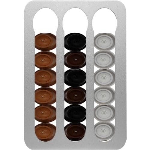 Nespresso Nescafe Dolce Gustto Coffee Pod Holder Tower Stand Dolce Gusto Coffee Capsule Storage Rack For 18pcs Capsule