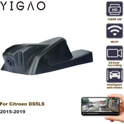 For Citroen DS5LS 2015 2016 2017 2018 2019 Full HD WI-FI ControBy Mobile Phone App 24H Dash Camera