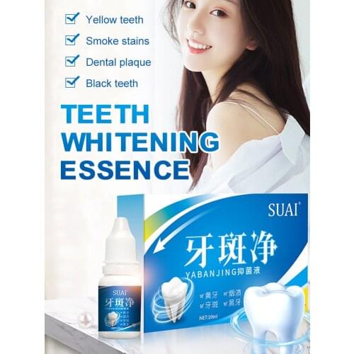 10 Ml Teeth Whitening Essence Reduce Teeth Stains Enhance Oral Hygiene Bad Breath Care Teeth Brightening Essence Healthy Teeth
