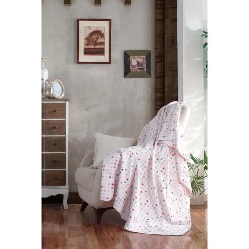 Cotton Red Star TV Blanket 130x170 cm 100% Cotton Bamboo Soft Television Blanket
