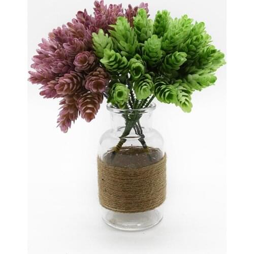 6 pieces 30 heads Artificial plant Christmas decorations for home Wedding decoration Gifts Potted plants Bonsai Dried branches