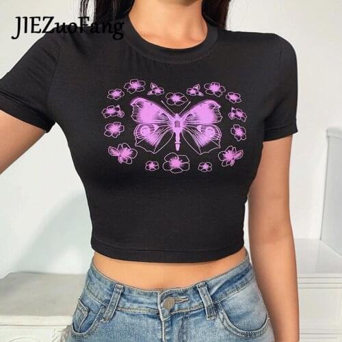 JIEZuoFang Women's Knitted T-shirts