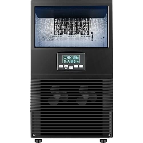 220V Hicon ice machine small commercial HZB-40KG milk tea shop with automatic large ice cube machine