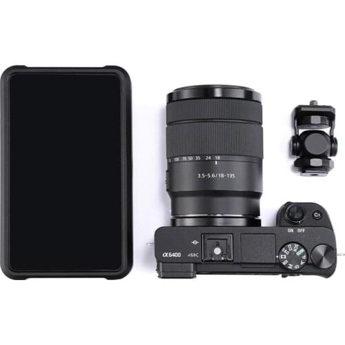 Mini Hot Shoe Stand Camera Monitor Holder Adapter 180 Upper Rotation 360 For DSLR Microphone DSLR Field Monitor