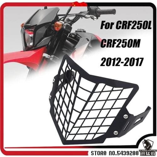 Motorcycle Grille Headlight Protector Guard Lense Cover For HONDA CRF250L CRF250M 2012 2013 2014 2015 2016 2017 CRF 250 L 250 M
