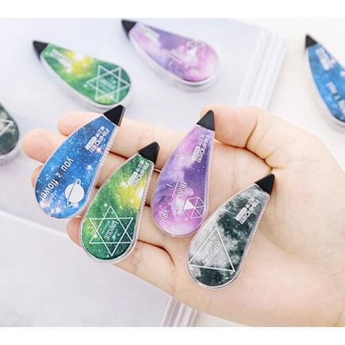 4Pcs Correction Tape Set Fantastic Star Sky Stationery Correcting Tool Student Gift School Supplies
