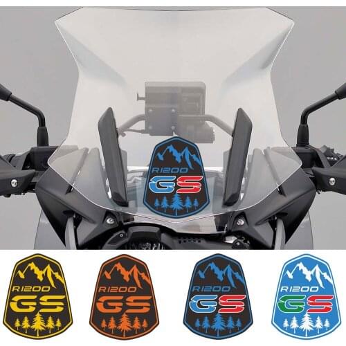Fits For BMW R1200GS R1200 R 1200 ADV GS Front Fender Beak Extension Cove windshield Screen Windscreen Stickers Decals Adventure