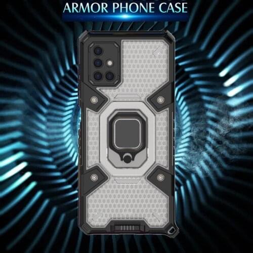 ShockProof Armor Ring Case Coque For Samsung Galaxy M51 M31 M21S M21 M12 Transparent Case Back Cover For Samsung M 51 31 21 S