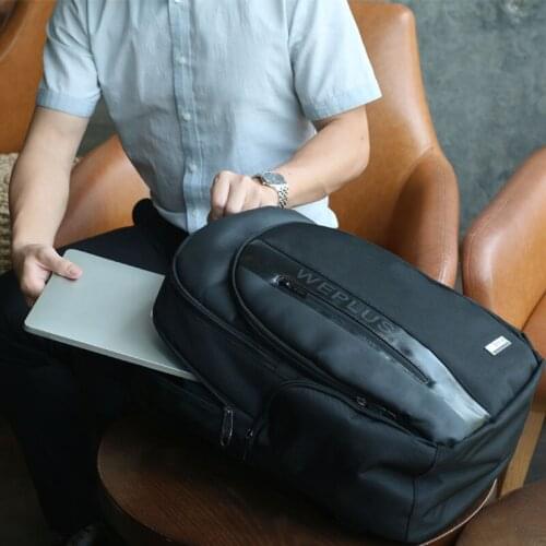 WEPLUS Big Capacity USB Charged Backpack for Men 15.6 Inch Laptop Bagpack Multi-function Travel Daypacks Anti-Theft School Bags