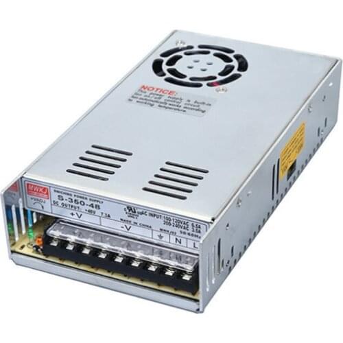 S-350-48V single output DC switching power supply, industrial control industrial electric switching power supply