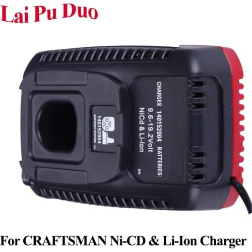 140152004 Battery Charger Rechargeable Power Tool Battery Charger For CRAFTSMAN 100V/240V 9.6V-19.2V Ni-CD Li-ion Battery