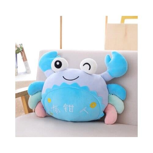 Zqswkl 20/40/50cm cartoon soft plush toy stuffed animals crab doll kawaii plushes sofa pillows decor home stuffed toys
