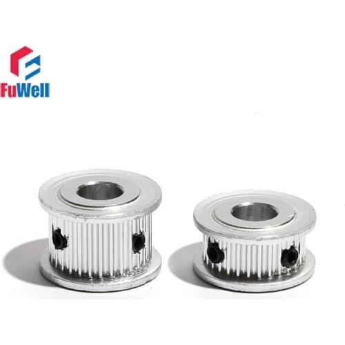 2GT-35T Timing Belt Pulley 7mm/11mm Belt Width GT2 35Teeth Transmission Pulley 5/6/6.35/7/8mm Bore Aluminum Alloy Toothed Pulley
