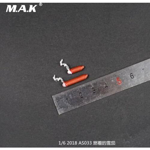 1/6 Scale Figure Scene Accessory 2018 AS033 Burning Cigar short Long Cigars Model Toys for 12'' Action Figure Body
