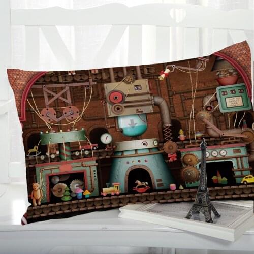 1pc Cartoon Childrens Pillow cover Pillow case Bedding Pillowcase Pillowcovers decorative 50x70 50x75 3D for kids baby brown