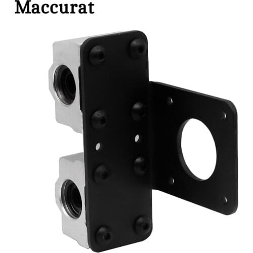 New Reprap 3D Printer Prusa i3 Anet all metal X Carriage With Belt Holder For MK8 Extruder 45mm Rod Distance Extruder Carriage