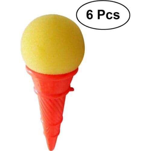 12pcs Mini Ice Cream Cone Shooters Sponge Great Fun Party Gift Prize for Kids Boys Girls