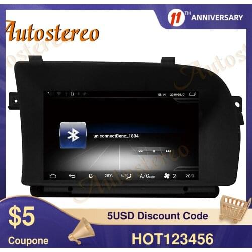 Android 9 8 Core Car No DVD Player GPS Map Navigation For Mercedes Benz W221 W216 S Class Stereo Head Unit Multimedia Player DSP