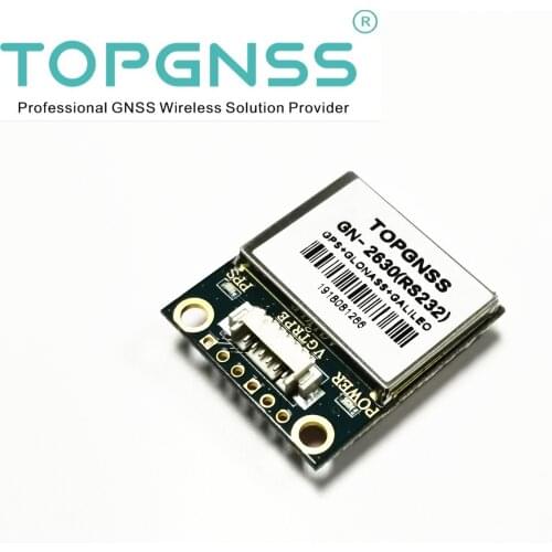 TOPGNSS GN2630G RS232 GPS GLONASS Support GALIEO GNSS Module Antenna Receiver,built-in FLASH,NMEA0183 FW3.01 3.3-5V GPS NMEA0183