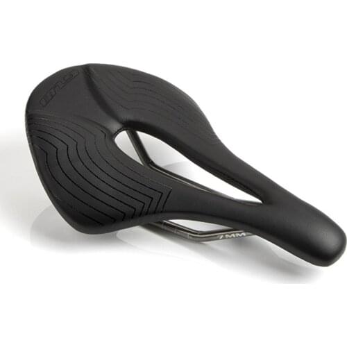 Bike Hollow Saddle Ultralight Titanium Alloy Saddle Cushion for MTB Road Bike Breathable Titanium Bow Carbon Fiber Cushion