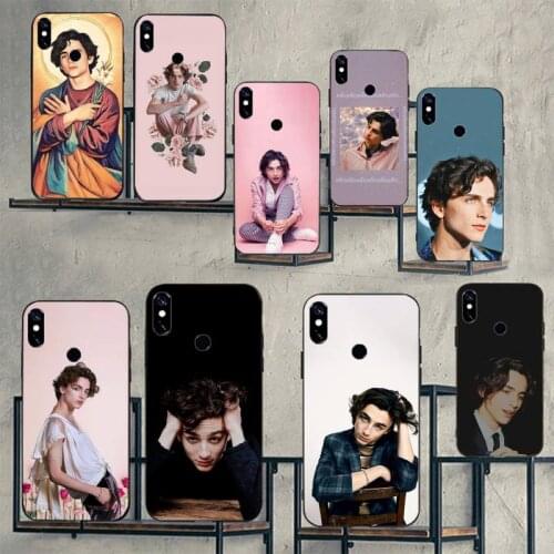 Timothee Chalamet Phone Cases For Xiaomi Mi Redmi Note 7 8 9 pro 8T 9T 9S 9A 10 Lite pro
