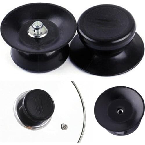 Black Universal Kitchen Cookware Replacement Utensil Pot Pan Lid Cover Circular Holding Knob Handle