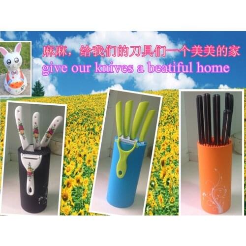 Kitchen knife holder porta talher knives block storage utensils acessorios de cozinha chef multifunctional plastic tools free