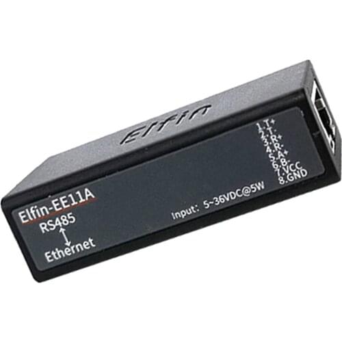 EE11A MINI RS485 Serial Server to Ethernet ModbusTCP Serial to Ethernet RJ45 Converter with Embedded Web Server