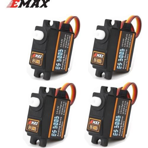 EMAX ES3003 17g 3.5kg 0.13sec 23T Plastic Gear Analog Servo For RC Airplane ES3103 Upgrade