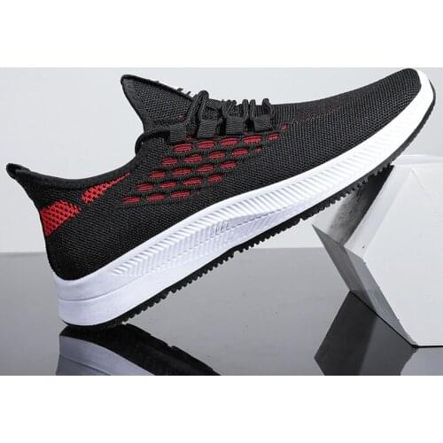 Fashion Mens Shoes Portable Breathable Running Shoes 44 Large Size Sneakers Comfortable Walking Jogging Casual Shoes