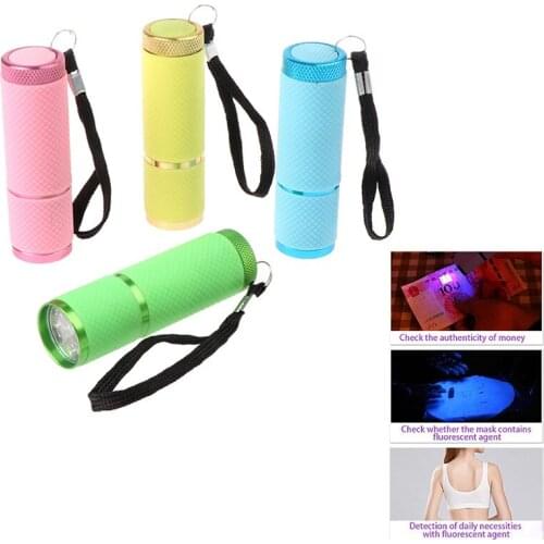 1PCS Flashlight Nail Polish Manicure Useful Mini LED UV Gel Lamp Light Nail Dryer