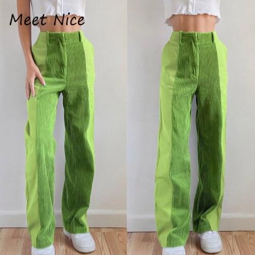 Meet Nice Women's Straight Trousers