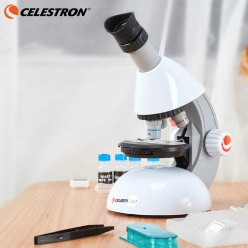 Celestron Microscope Lab 40-640X Home School Science Educational Toy Gift Biological Microscope for Beginners / Student/Child