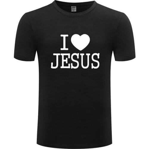 I Like Jesus God Christian Mens Men T Shirt Tshirt Fashion Summer New Short Sleeve O Neck Cotton Casual T-shirt Top Tee