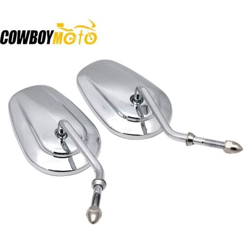 Motorcycle Rear View Side Mirrors For Harley Bobber Chopper Road Touring XL1200L XL883 XL883L Sportster Fatboy Softail Heritage