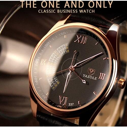 Relogio Masculino Yazole Watch Three Second Hands Korean Version of High-end Business Designer Quartz Watches Relojes Hombre